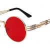 Gold w sea red lens
